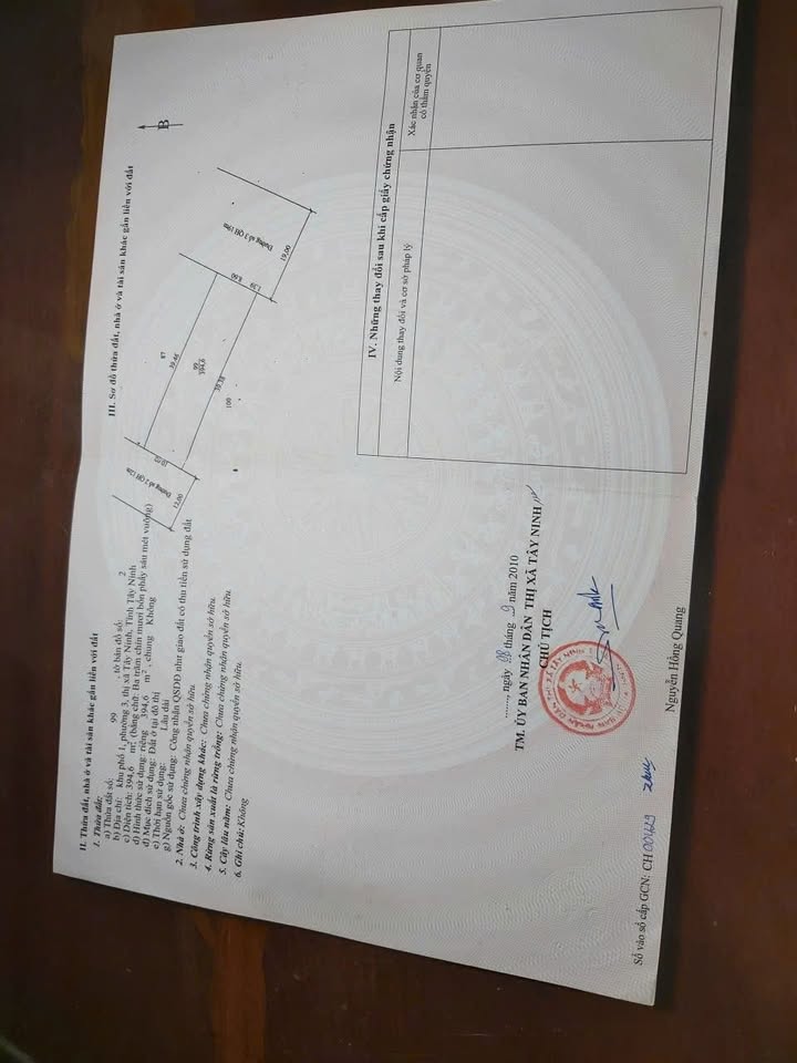 Đất 2 mặt tiền đường số 2 và số 3, phường 3, Tây Ninh 400m² - Cơ hội đầu tư tuyệt vời!