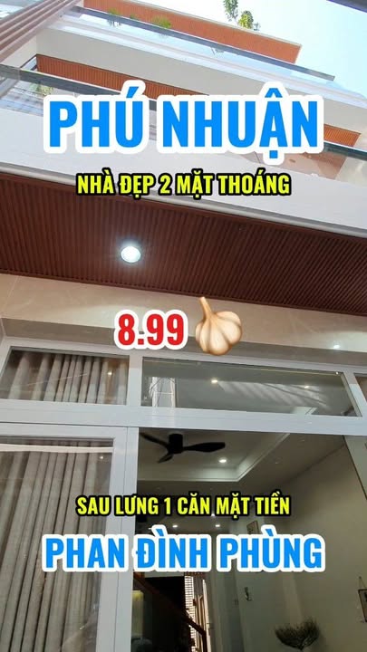 Nhà phố Cầu Kiệu 45m² giá 8.99 tỷ - Full nội thất, 2 mặt hẻm thoáng