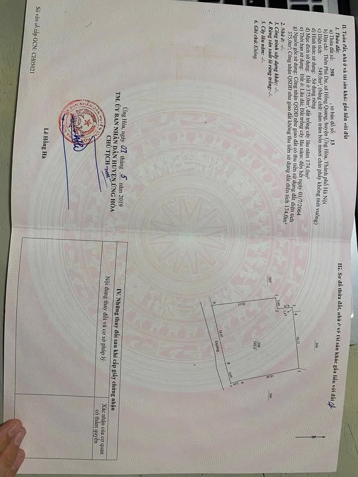 Đất thổ cư 375m² và nhà cấp 4 thôn Phú Dư - Đầu tư sinh lời tốt!