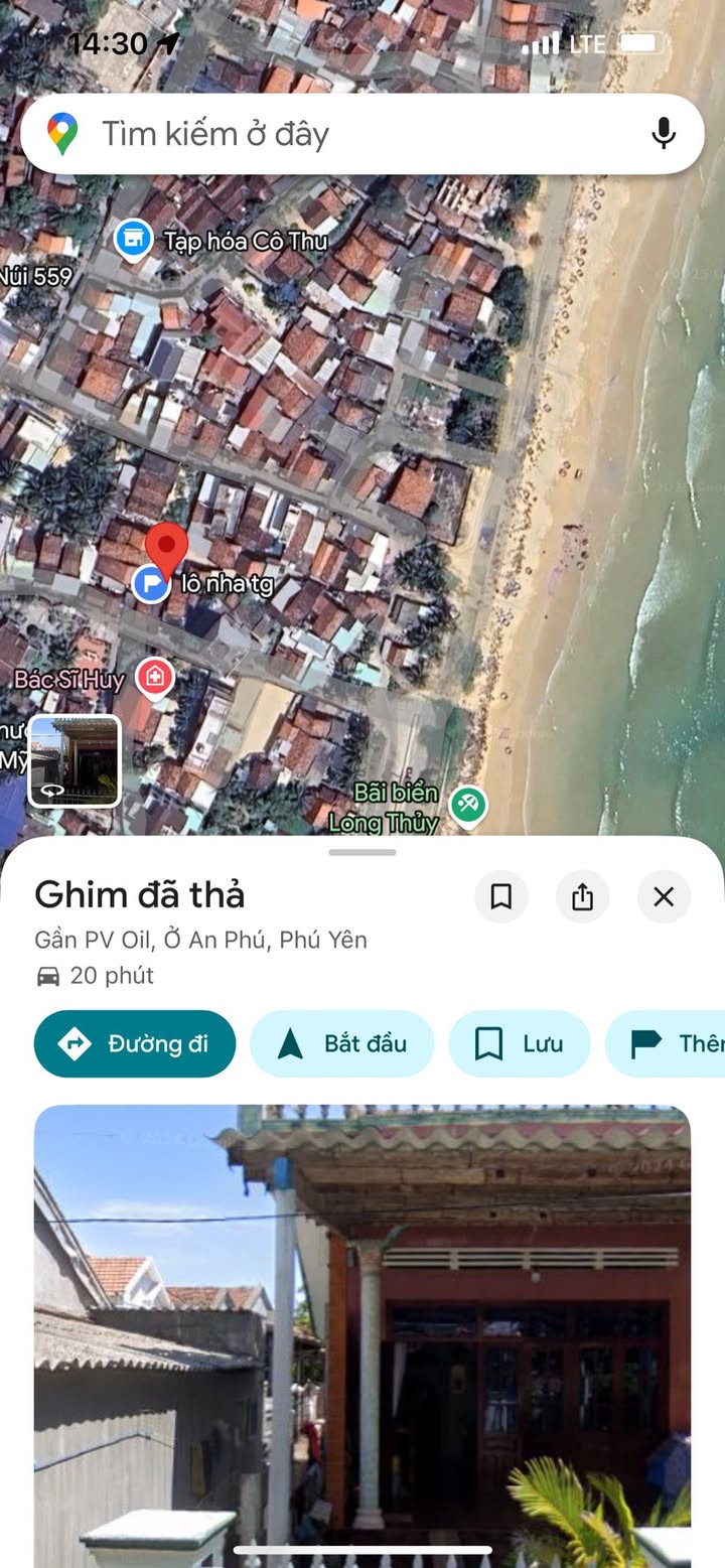 Nhà cấp 4 + Lô đất 180m² tại Long Thủy, An Phú, Phú Yên - Cách biển chỉ 100m!