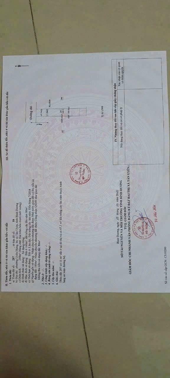 Lô đất 160m² tại Tân Uyên - Vị trí đắc địa, tiềm năng sinh lời cao!