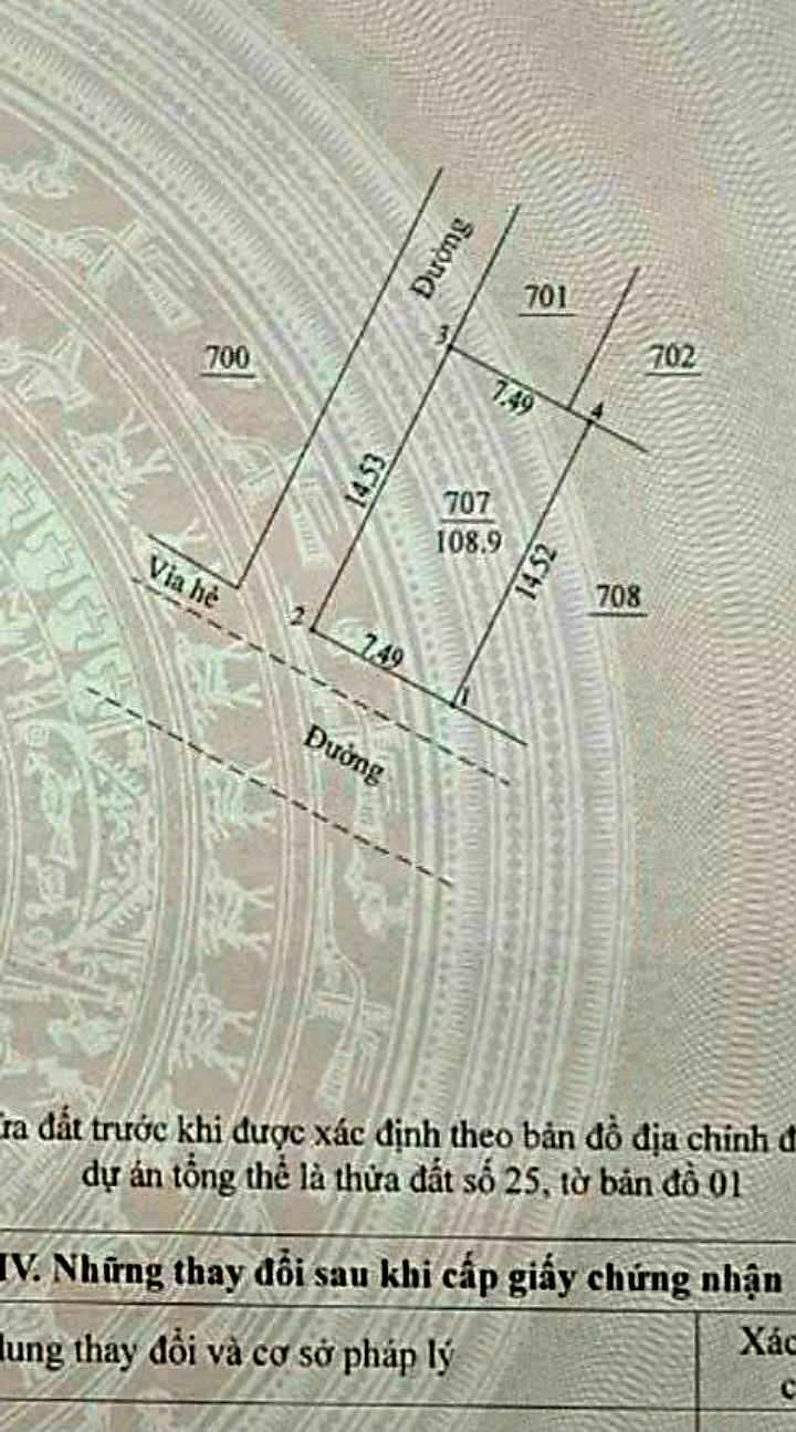 Đất dịch vụ Di Trạch - Hoài Đức 108.9m² - Lô góc giá đầu tư hấp dẫn!