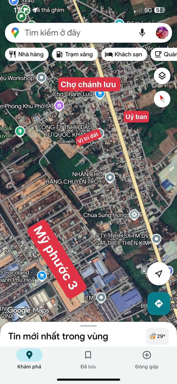 Đất nền Chánh Phú Hòa 144m² giá 1.5 tỷ - Vị trí đắc địa sát chợ và trường học!