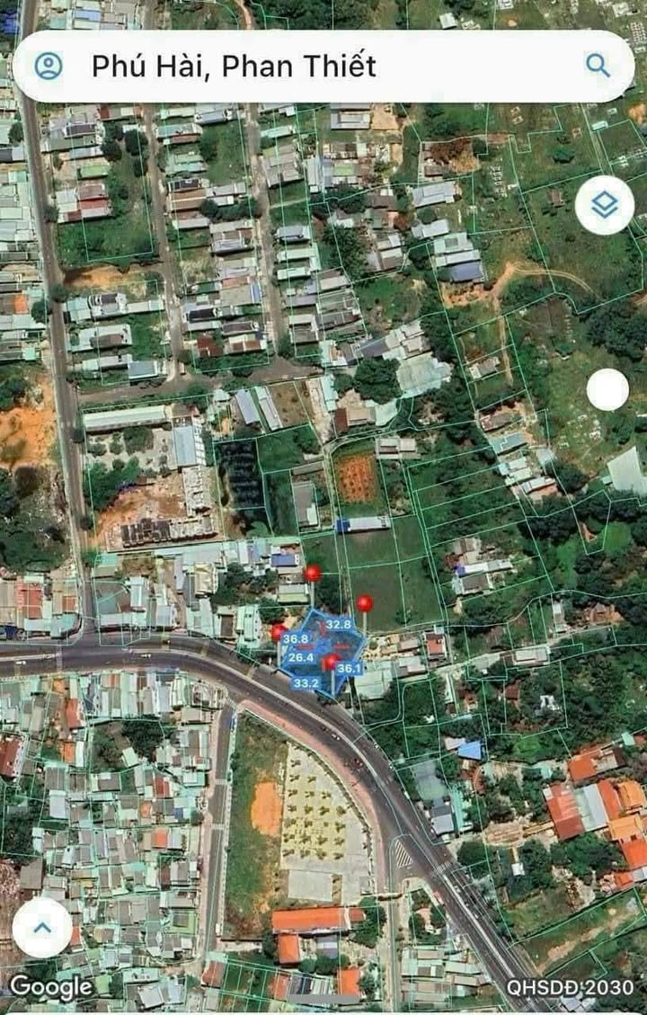 Đất mặt tiền đường Nguyễn Thông Phan Thiết 1200m² giá 30 tỷ - Cơ hội đầu tư tuyệt vời!