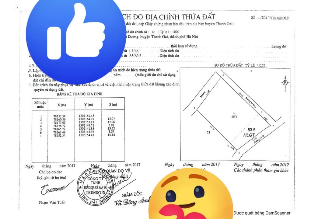 Đất nền Dân Hòa Thanh Oai 266m² - Chính chủ bán gấp, giá thỏa thuận!