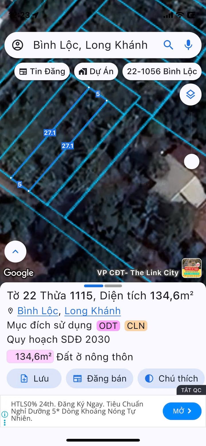 Đất nền liền kề tại Long Khánh 135m² giá 990 triệu - Cơ hội vàng đầu tư!