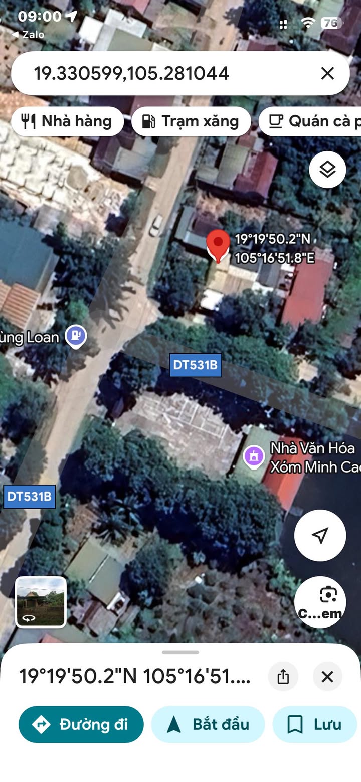 Đất nền mặt tiền đường 531, xóm Thọ Thành, Nghệ An 240m² giá chỉ 1 tỷ - Cơ hội đầu tư hấp dẫn!