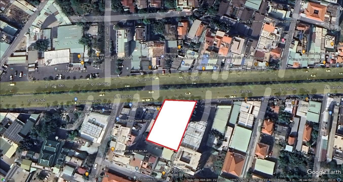Đất mặt tiền đường Trần Não, An Khánh, Quận 2 - Diện tích 1450m² - Giá thỏa thuận hấp dẫn!