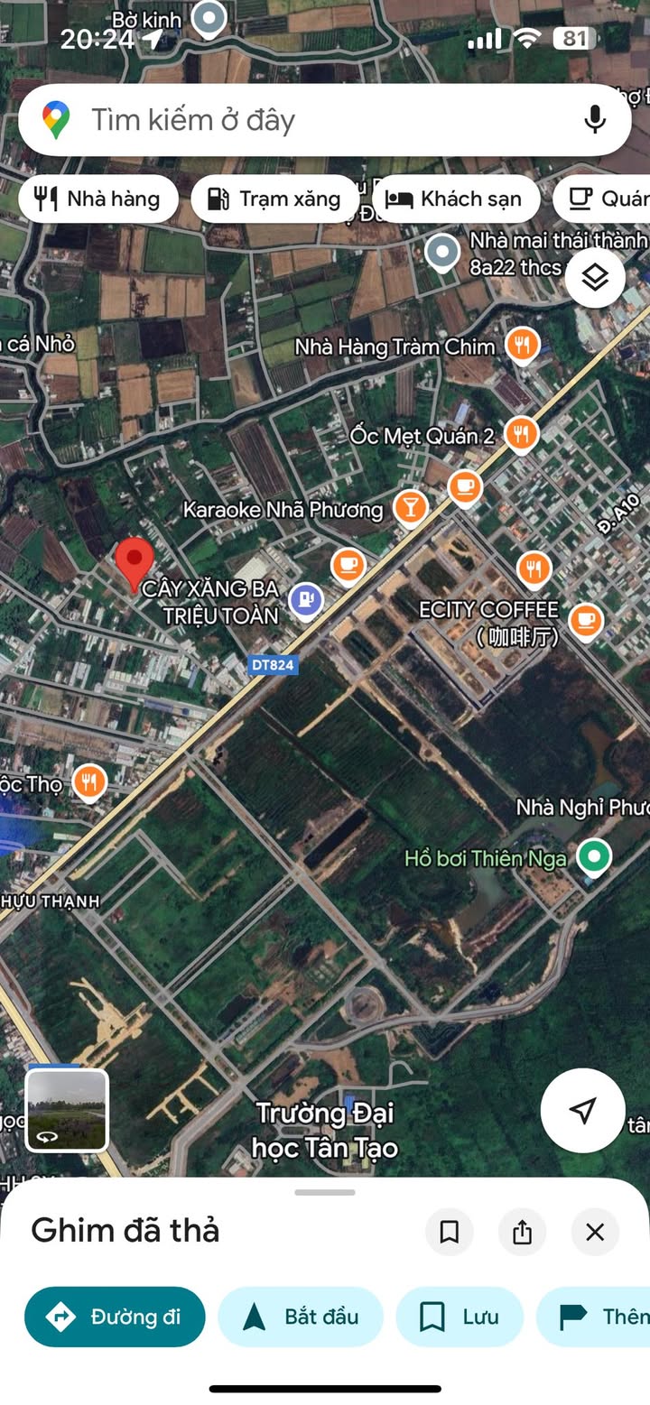 Đất thổ cư 140m² xã Đức Hòa Đông giá chỉ 1.15 tỷ - Sổ hồng chính chủ