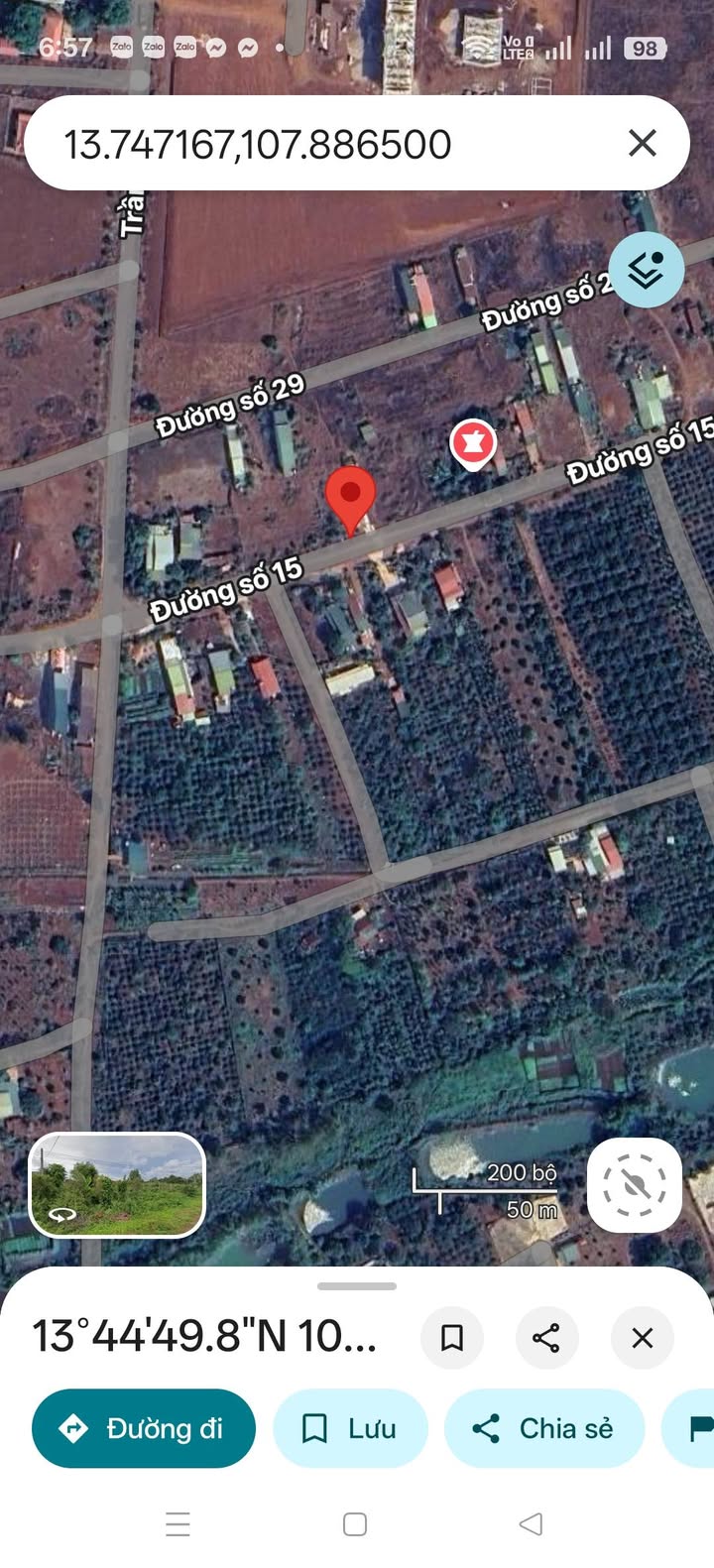 Đất nền TT Chư Prông 250m² - Hướng Nam, giá thỏa thuận!