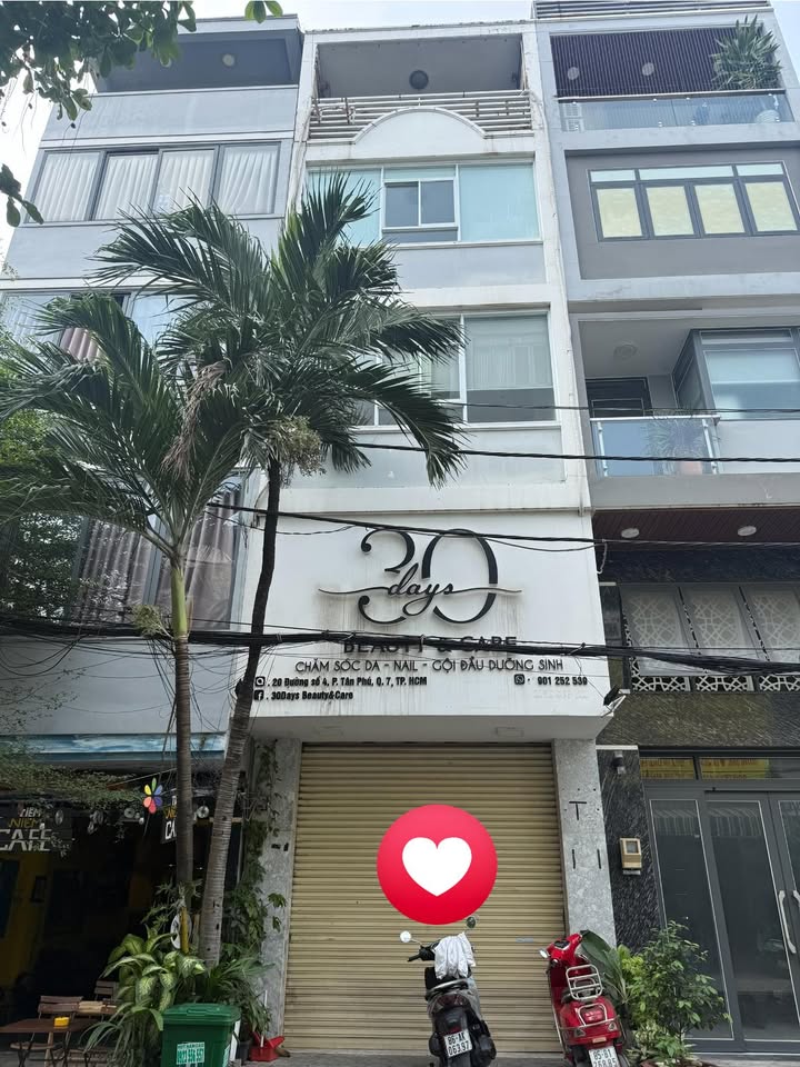 Cho thuê mặt bằng kinh doanh đường Số, quận 7, diện tích 44m² - Thiết kế hiện đại, sẵn sàng hoạt động!