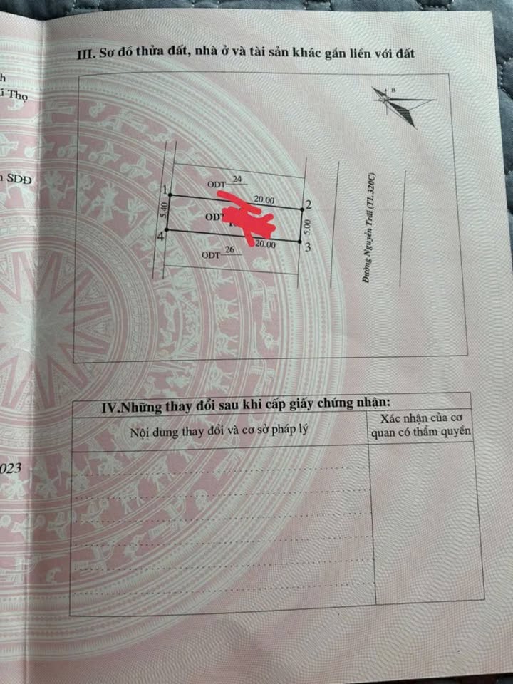 Đất thổ cư 104m² tại phường Âu Cơ, Phú Thọ - Chỉ 1.1 tỷ, cơ hội đầu tư tuyệt vời!