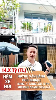 Nhà phố 4 tầng Huỳnh Văn Bánh 81m² giá 14 tỷ - Hẻm xe hơi 6m cực đẹp!