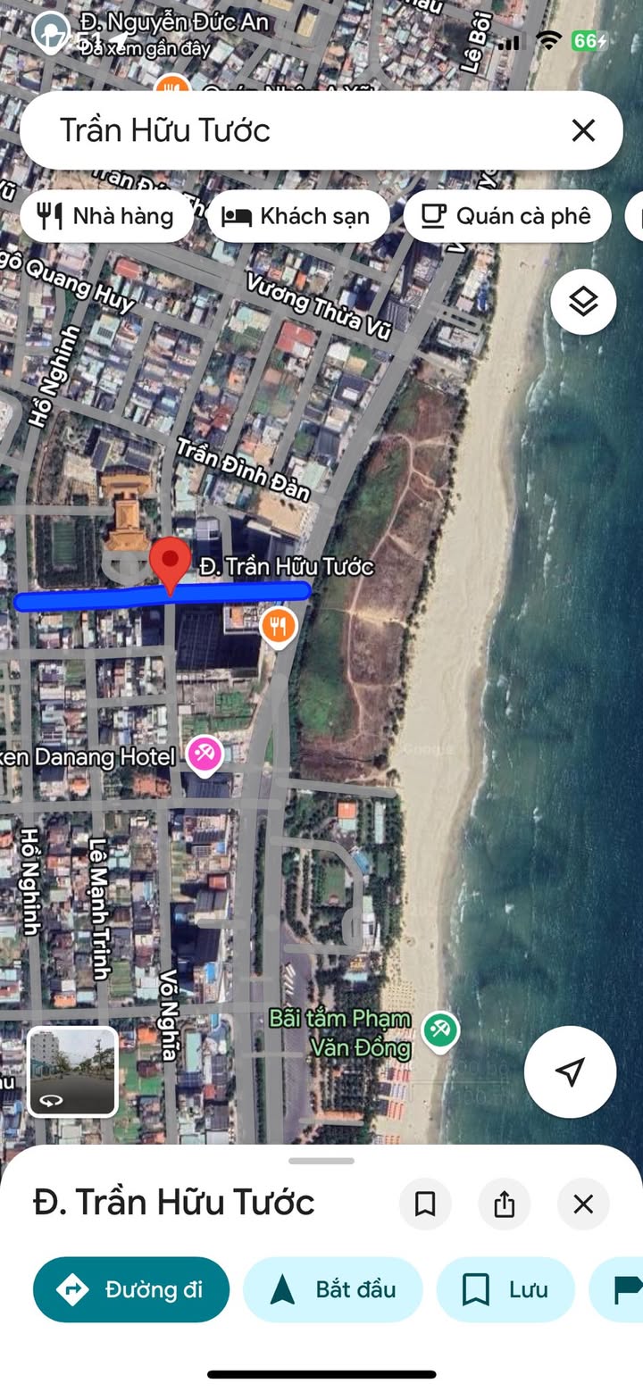 Đất mặt tiền Trần Hữu Tước, Sơn Trà, Đà Nẵng - 180m² giá 40 tỷ - Cơ hội đầu tư hiếm có!