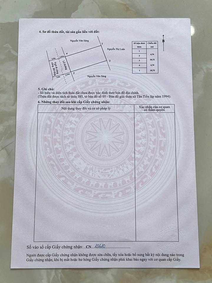 Đất nền Tân Tiến An Dương 51m² giá 1.1 tỷ - Đường thông rộng, gần KCN Nomura!