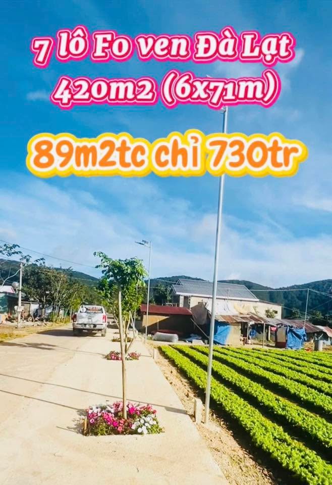 Đất nền D’Ran Đơn Dương 500m² giá 730 triệu - Vị trí cao ráo, view đẹp!