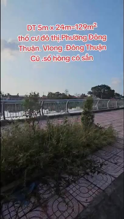 Đất nền thổ cư 129.5m² tại Đông Thành, Bình Minh - Giá chỉ 1.5 tỷ, tặng nhà!