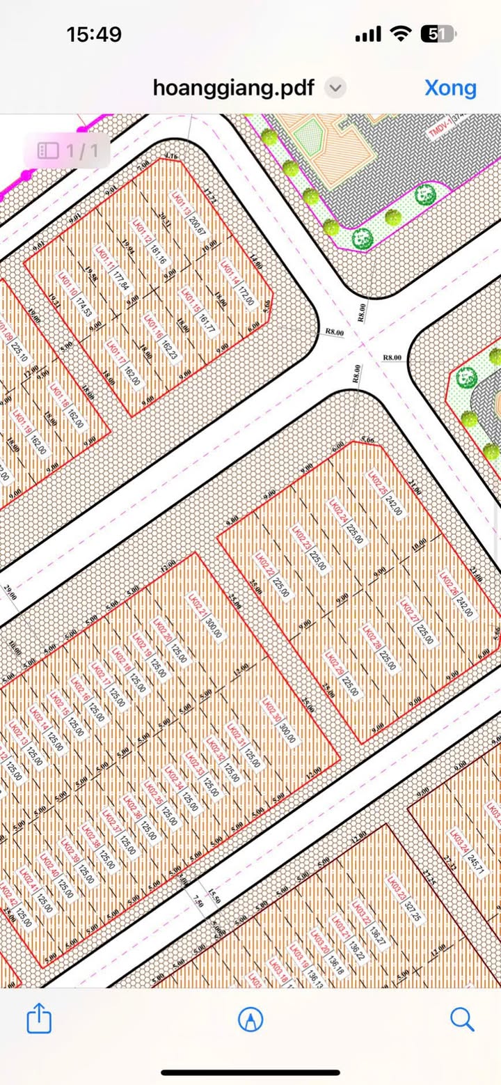 Đất nền Hoàng Giang - Nông Cống 225m² giá thỏa thuận - Cơ hội đầu tư tuyệt vời!