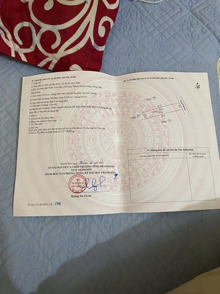 Đất nền chính chủ tại Nông Cống - 140m² giá 200 triệu - Đầu tư sinh lời ngay!