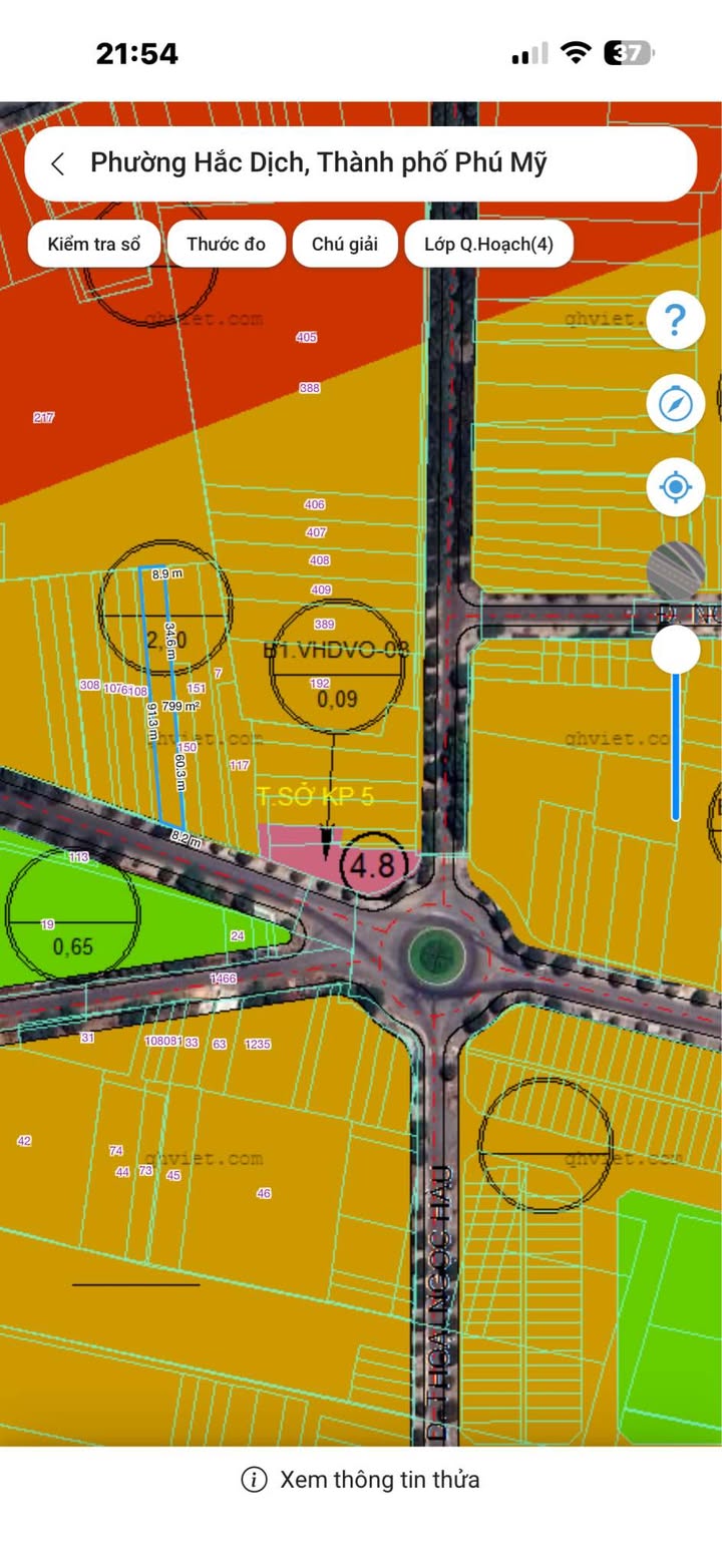 Đất nền Tân Thành 794m² giá thỏa thuận - Mặt tiền đường An Dương Vương