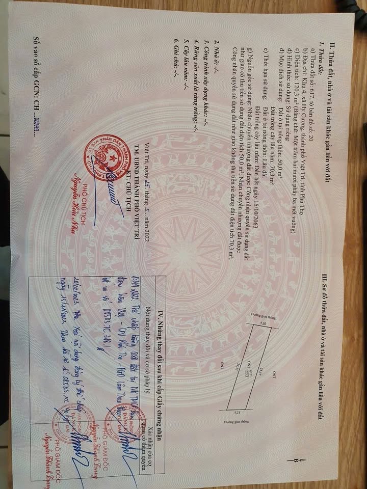 Đất nền Hi Cương, Việt Trì 120m² giá chỉ 1x triệu - Vị trí đẹp, phong thủy tốt!