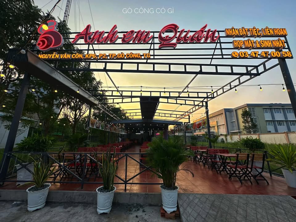 Mặt bằng quán ăn cho thuê tại Gò Công 296m² chỉ 2.5 triệu/tháng - Sang nhượng gấp!