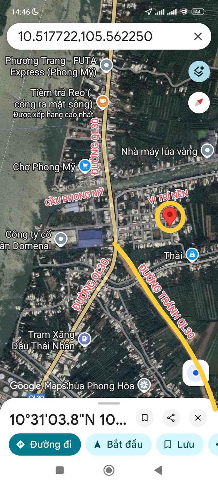 Đất nền góc KDC Phong Mỹ, huyện Cao Lãnh 180m² - Vị trí đắc địa, cơ hội đầu tư tốt!