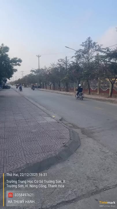 Đất nền đường Trường Sơn, Nông Cống, 150m² giá 900 triệu - Cơ hội đầu tư hấp dẫn!