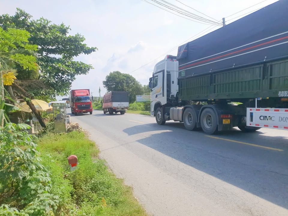 Đất mặt tiền Quốc lộ N2 Đức Hòa 1060m² giá 8.5 tỷ - Vị trí đẹp làm kho xưởng