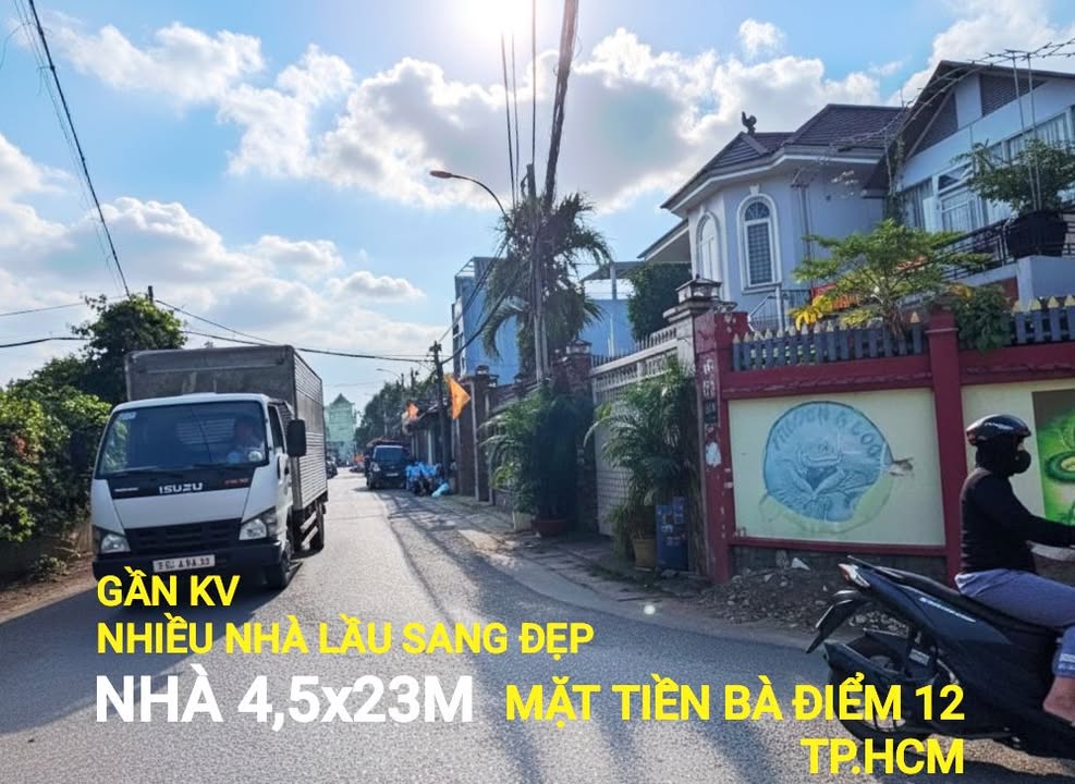 Nhà mặt tiền Đặng Thị Tám, Bà Điểm 103.5m² giá 5.8 tỷ - Kinh doanh đa ngành nghề!