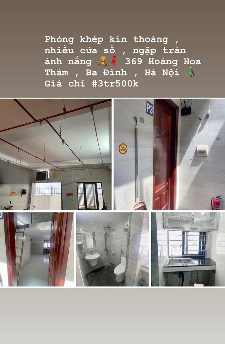 Phòng cho thuê tại Ba Đình 40m² giá 3.5 triệu - Không chung chủ, thoáng mát!