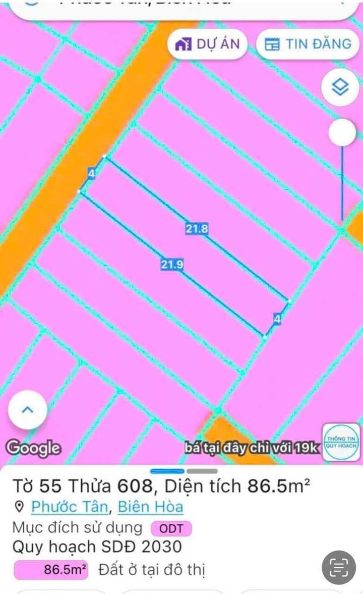 Đất nền Biên Hòa 88m² giá 1.699 tỷ - Sổ riêng thổ cư, đường xe hơi rộng rãi!