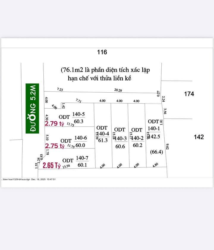 Đất nền Bửu Hòa, Biên Hòa 60m² giá 2.79 tỷ - Đầu tư sinh lời ngay!