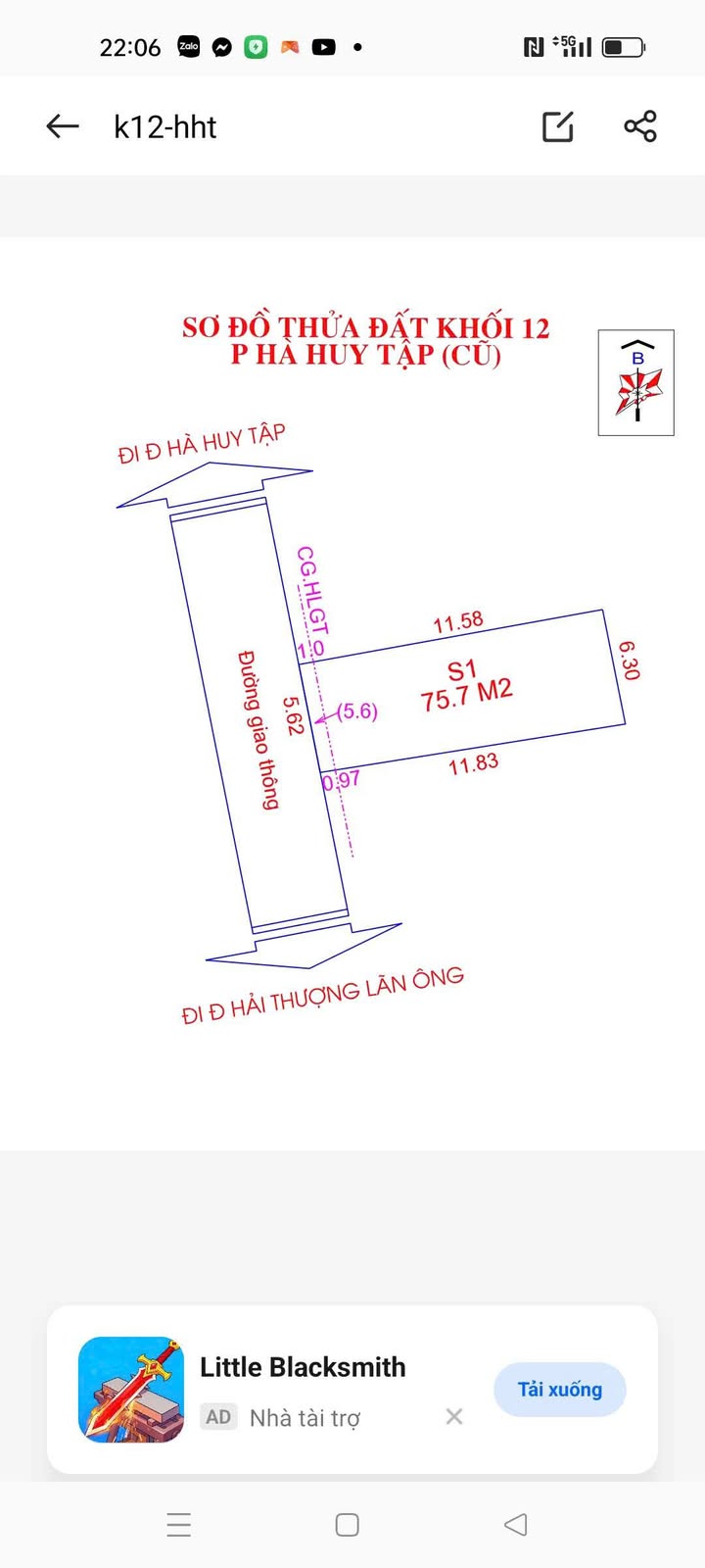 Đất nền Khối 12 phường Hà Huy Tập 76m² giá 4 tỷ - Tiềm năng đầu tư lớn!