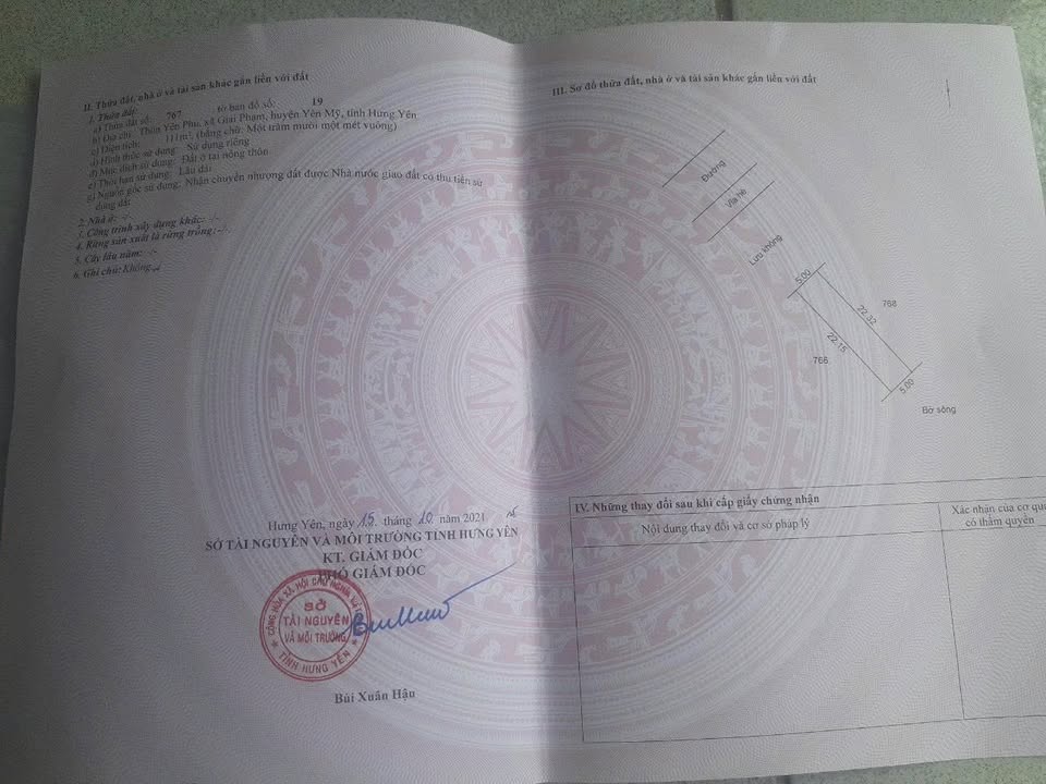 Đất nền Giai Phạm Yên Mỹ 111m² giá 60 tỷ - Đầu tư sinh lời ngay!