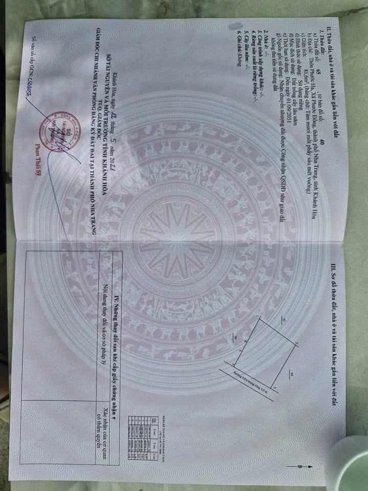 Đất nền chính chủ tại Nha Trang 81.6m² giá 850 triệu - Sổ đỏ đầy đủ!