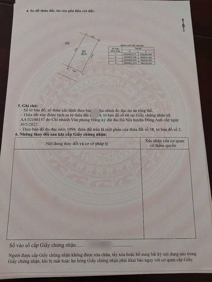 Đất nền Mai Lâm, Đông Anh 80m² giá 11.04 tỷ - View hồ mát mẻ, ô tô tránh!