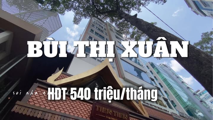 Shophouse Khách sạn 2 Mặt Tiền Bùi Thị Xuân, Quận 1, Diện tích 165m² - Cơ hội đầu tư sinh lời!