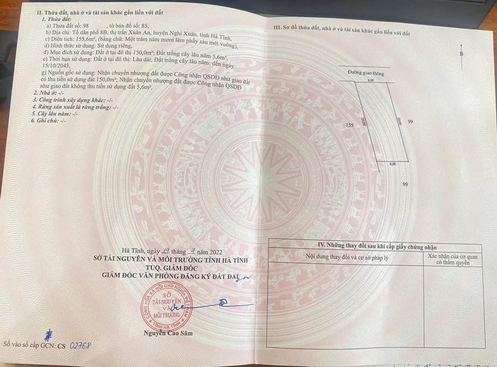 Đất nền Xuân An, Nghi Xuân 160m² giá 1.4 tỷ - Vị trí đẹp, dân cư đông đúc!