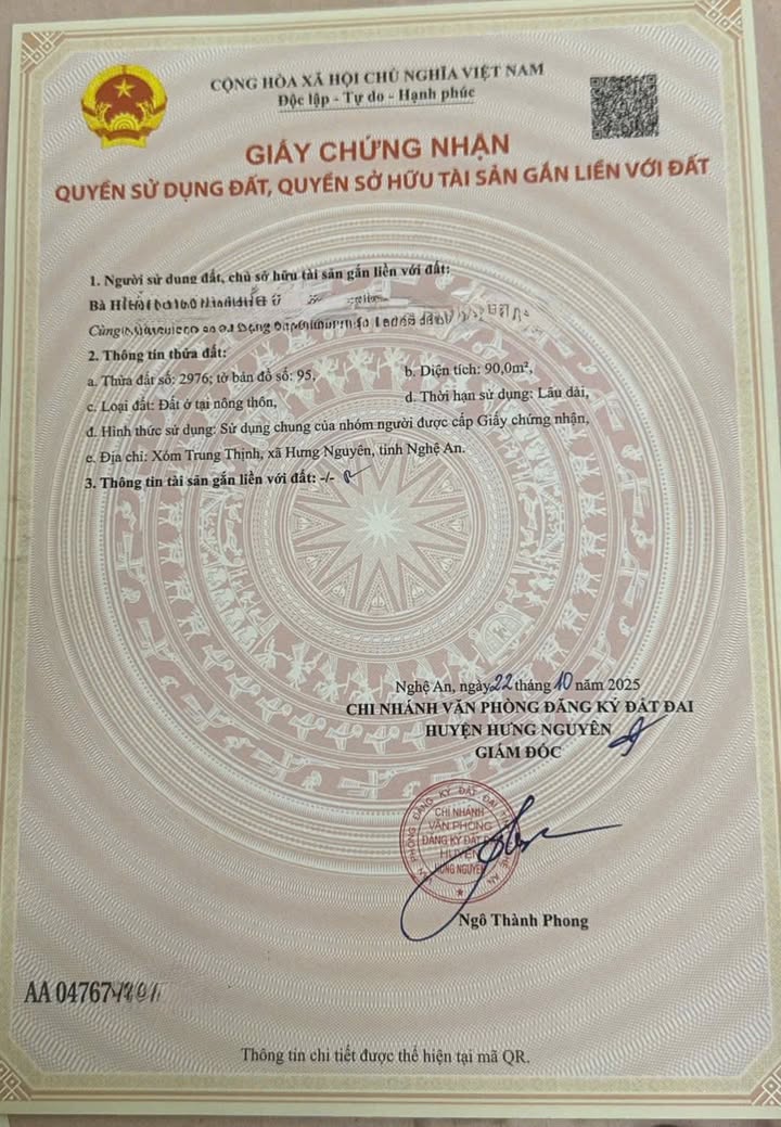 Đất nền Hưng Thịnh, Hưng Nguyên 90m² giá 1.6 tỷ - Vị trí vàng gần chợ và trường học!