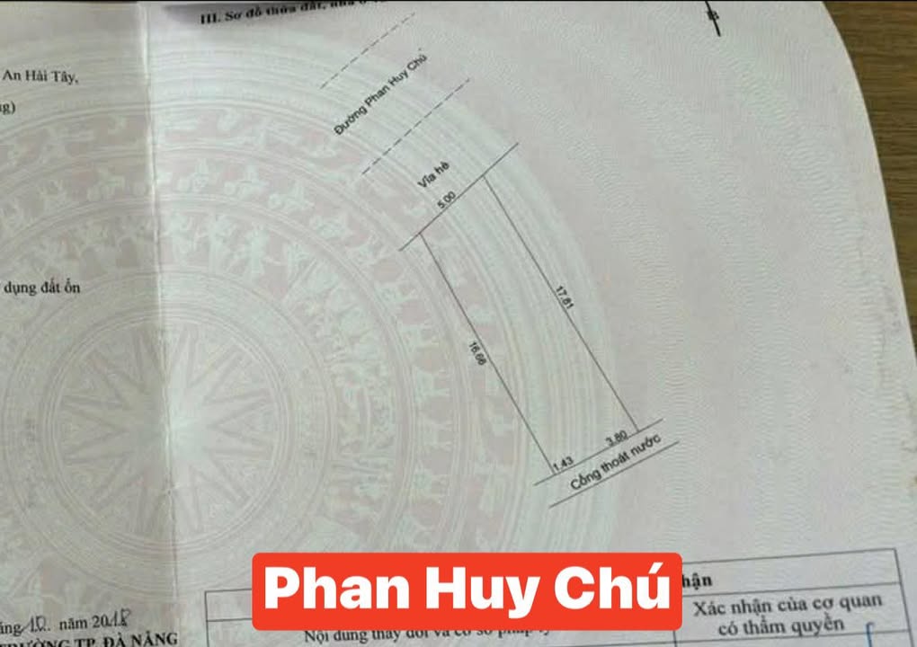 Đất nền Phan Huy Chú, Sơn Trà, Đà Nẵng 87m² giá 9.2 tỷ - Cơ hội đầu tư hiếm có!