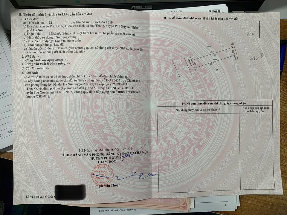 Đất nền Đại Thắng Phú Xuyên 123m² chỉ 6x triệu - Mở cửa hàng kinh doanh ngay!