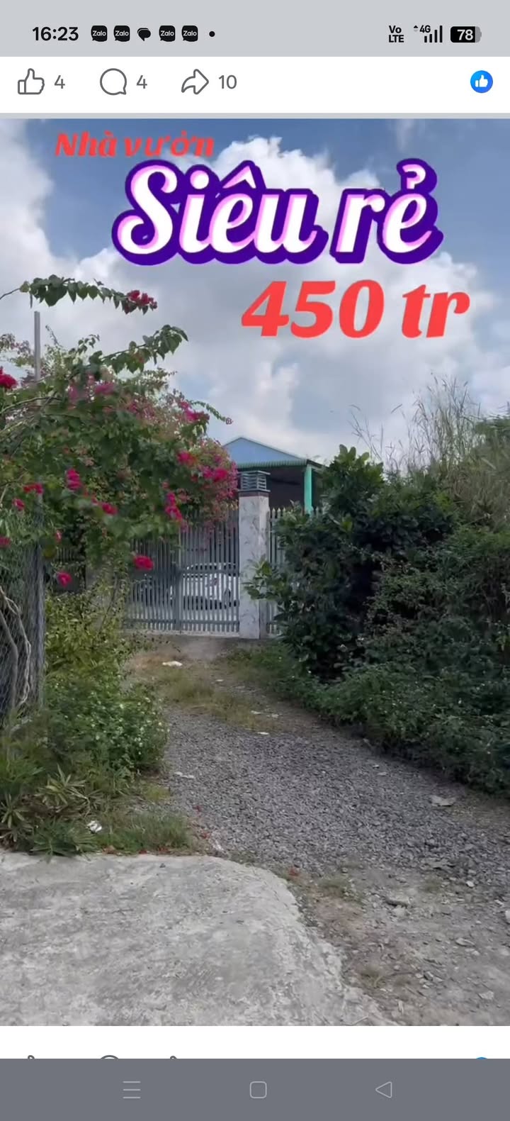 Nhà vườn Định Quán Đồng Nai 600m² giá 450 triệu - Sẵn sàng vào ở ngay!