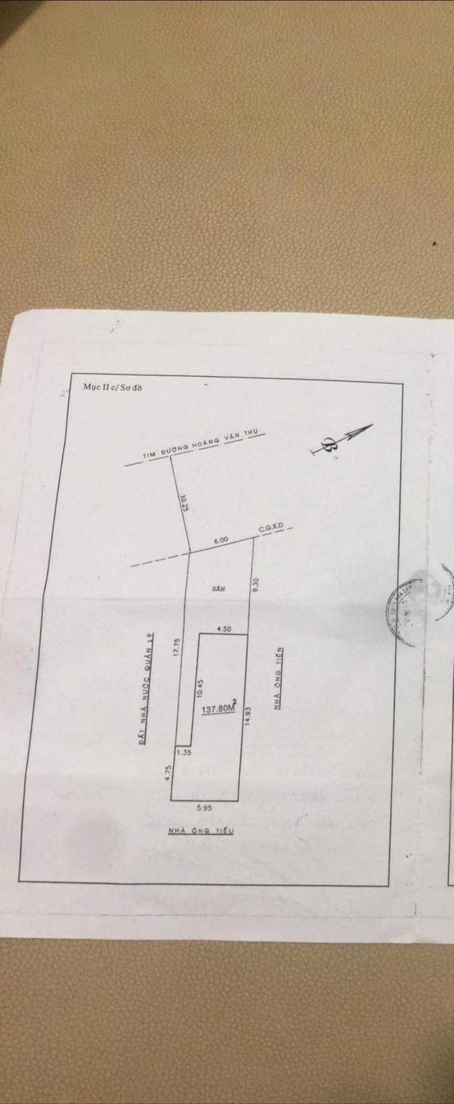 Nhà mặt tiền đường Hoàng Văn Thụ, TP. Quy Nhơn 137.8m² giá 11 tỷ - Cơ hội đầu tư không thể bỏ lỡ!