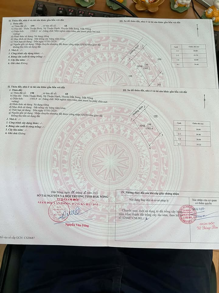 Đất nền 1650m² xã Thuận Hạnh, Đắk Song - Giá đầu tư chỉ 36 triệu!