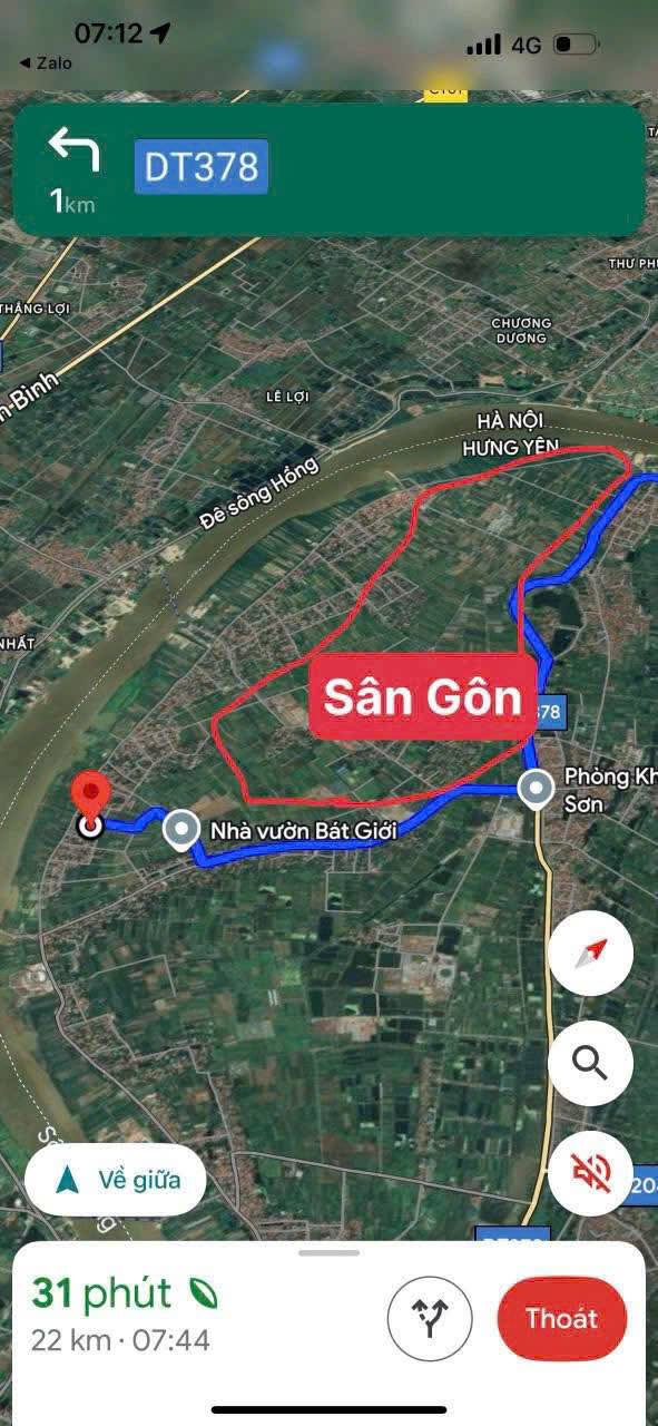 Đất nền Đông Ninh Khoái Châu 51.2m² giá 1 tỷ - Ô tô vào tận đất!