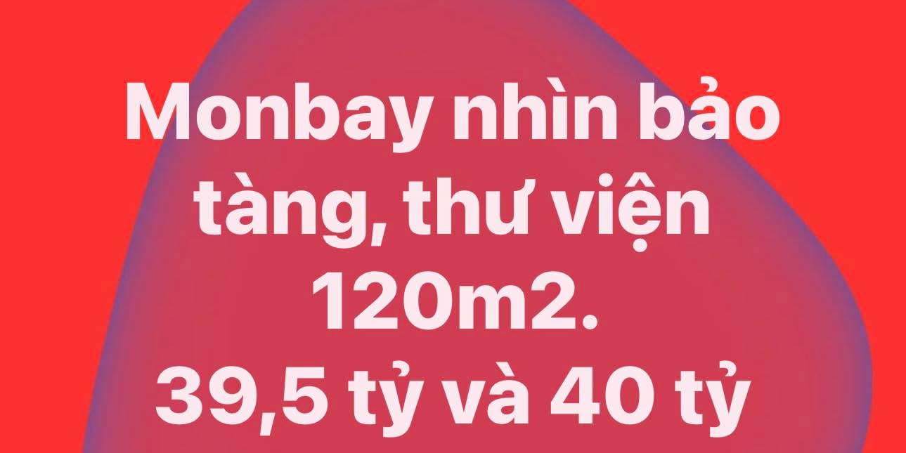 Căn hộ Monbay Hạ Long 120m² giá 39.5 tỷ - View bảo tàng và thư viện tuyệt đẹp!