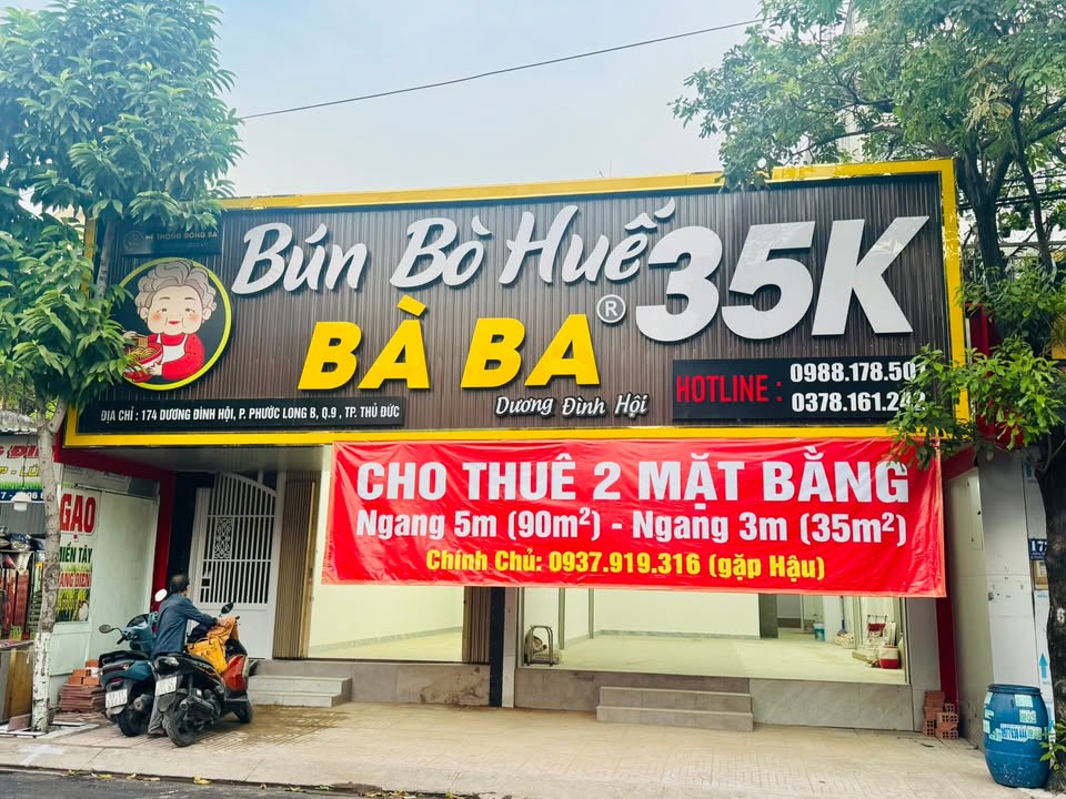 Mặt bằng cho thuê đường Dương Đình Hội, Thủ Đức - Diện tích 90m², giá thỏa thuận - Phù hợp kinh doanh ngay!