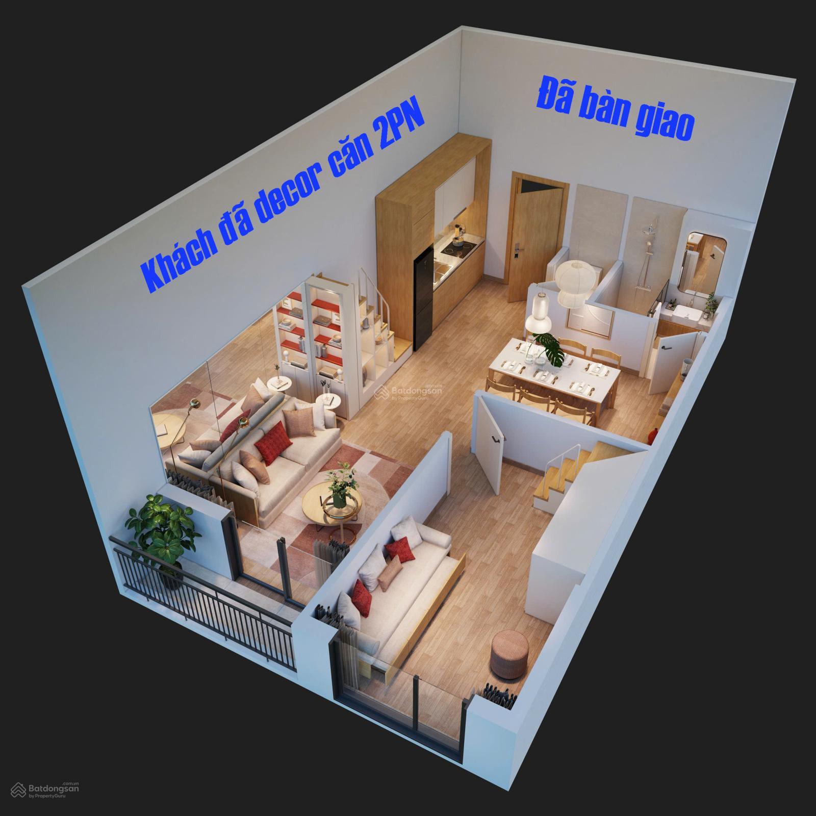 Căn hộ Duplex 2PN Sun Urban City 48m² giá 1,7 tỷ - Thiết kế rộng rãi, full nội thất!