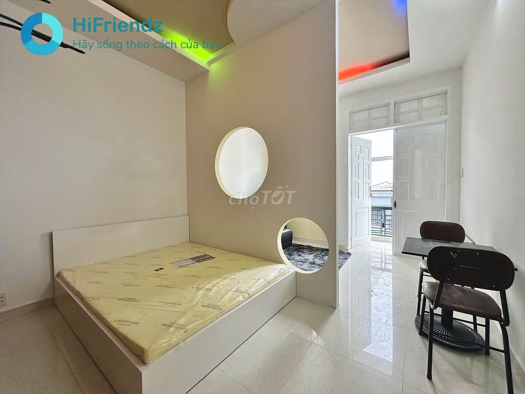 Căn hộ 1PN ban công tách bếp full nội thất tại Gò Vấp - Giá chỉ 6 triệu